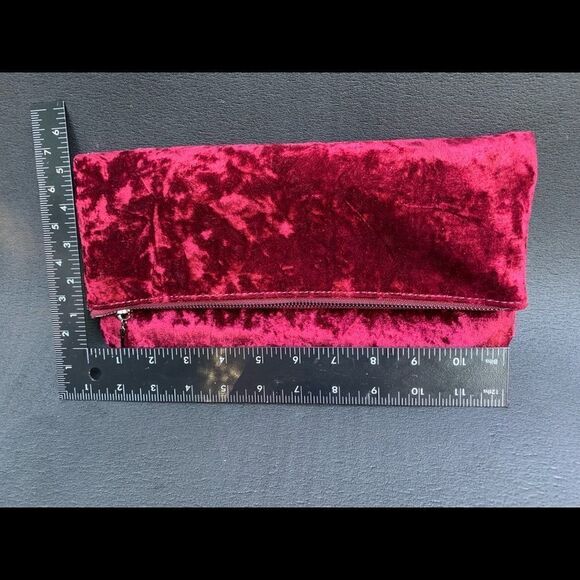 Sole Society Crushed Velvet Convertible Clutch - Picture 7 of 8